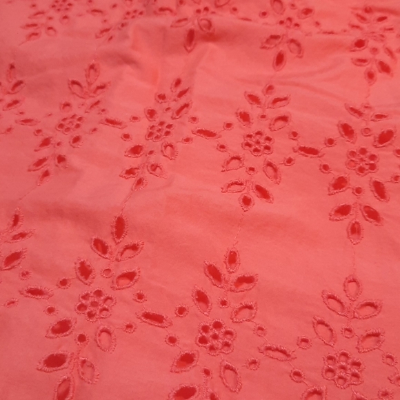 Girls 2pc Matching Set - Eyelet/Floral Print - Size: 8-12 - Picture 4 of 12